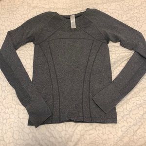 Gray long sleeve Ivivva swiftly tech